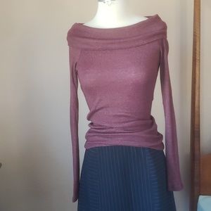 Michael stars cowl neck off the shoulder top